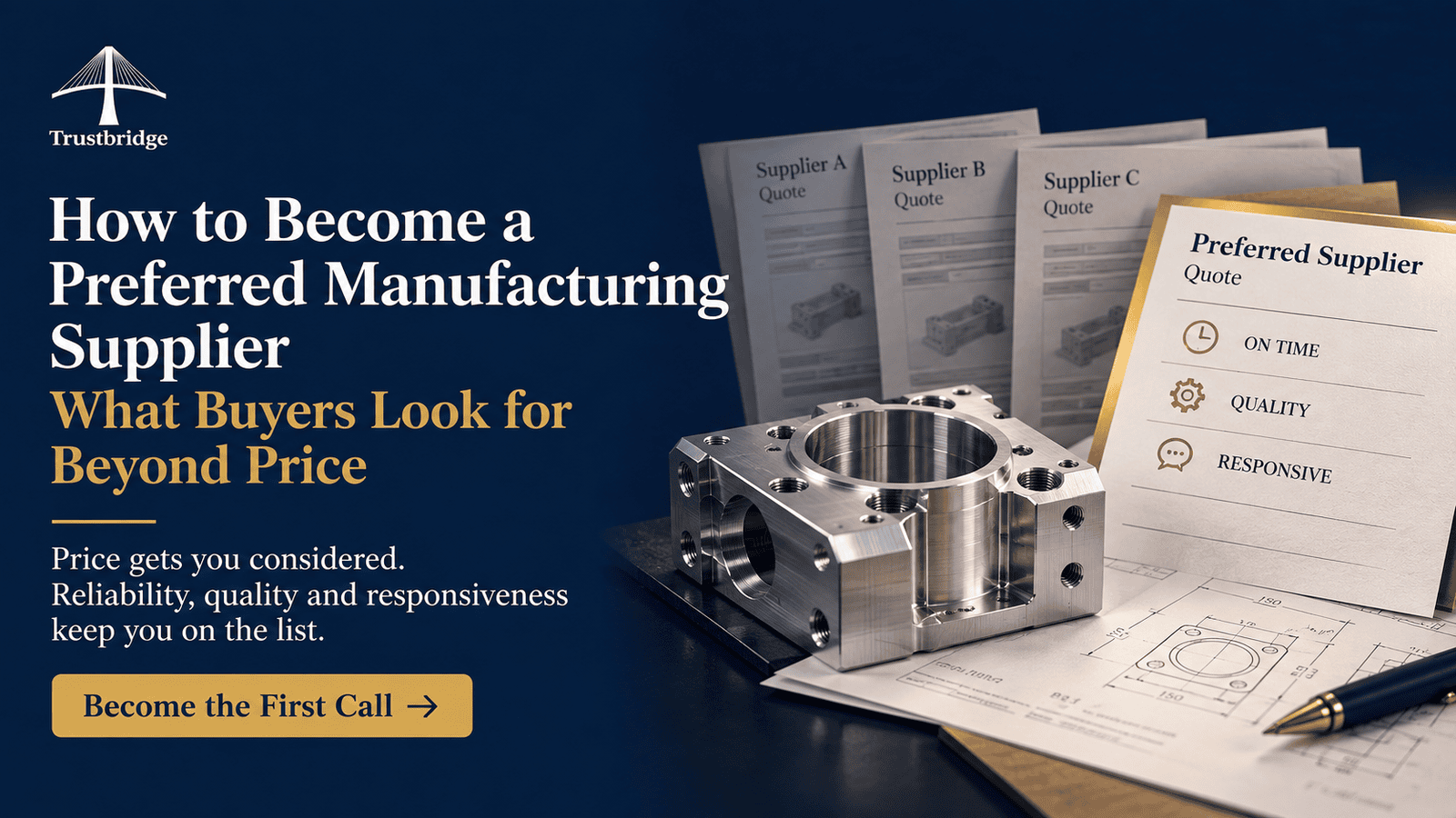 Why Does Price Get a Machine Shop in the Door But Something Else Entirely Keeps It on the Preferred Supplier List?